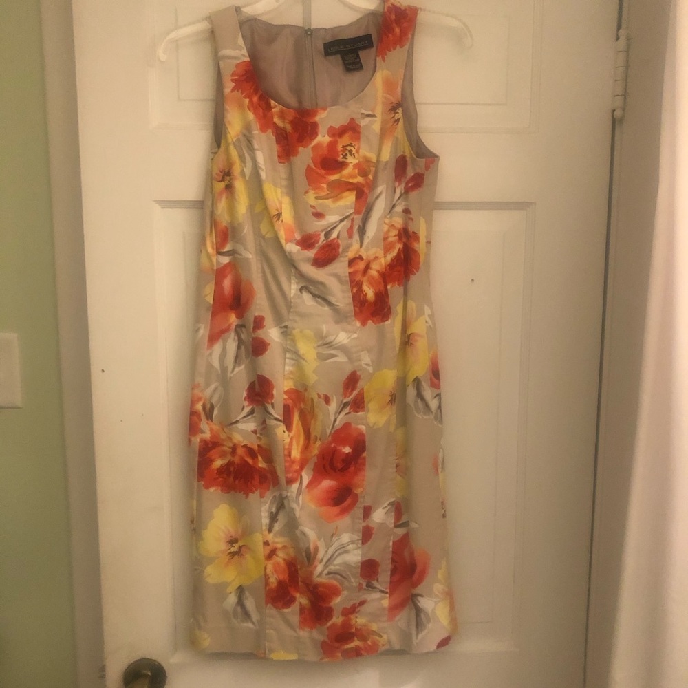 Fitted floral dress